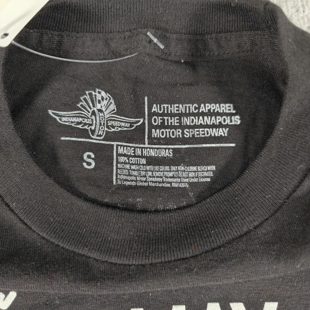 Indianapolis Motor Speedway Shirt Youth Small Black Indy 500 Racing Milk Tee IMS